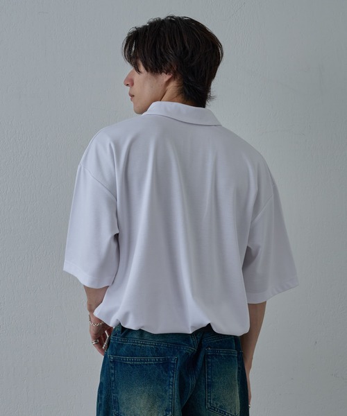 COLONY 2139（コロニートゥーワンスリーナイン）の「サステナポンチスキッパー半袖Tシャツ（Tシャツ/カットソー・メンズ・ホワイト/チャコールグレー/ブラック・MEDIUM/LARGE）」の10枚目の写真