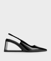 CHARLES & KEITH（チャールズ & キース）の「Xeli セリー トライアングルヒールスリングバックパンプス（パンプス・レディース）」