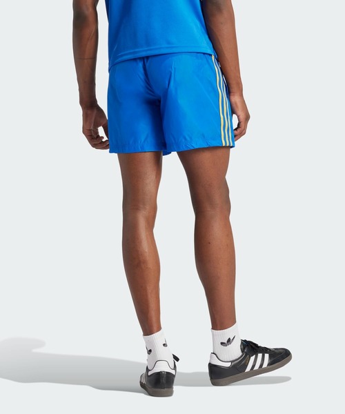 【adidas】Originals スプリンターショーツ バーガンディ 送関込 adidas Originals サテン スプリント ショート パンツ 送関込