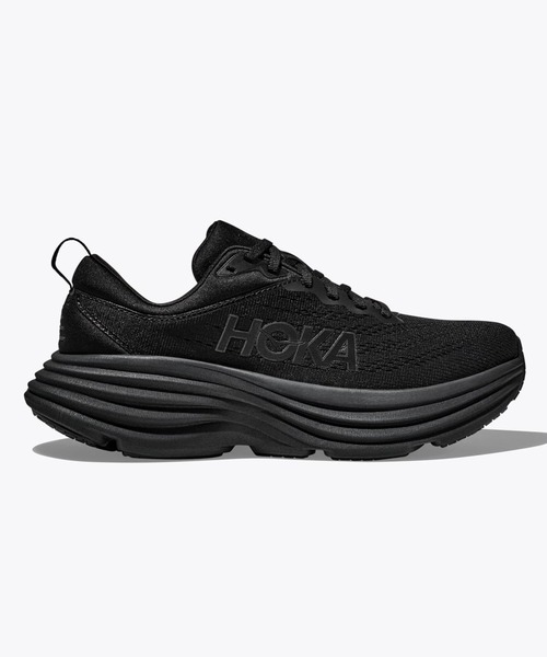 HOKA(ホカ)の「HOKA ONE ONE M BONDI 8 1123202-BBLC(スニーカー・メンズ・ブラック・30cm/29cm/28.5cm/28cm/27.5cm/27cm/26.5cm/26cm/25.5cm/25㎝)」の7枚目の写真