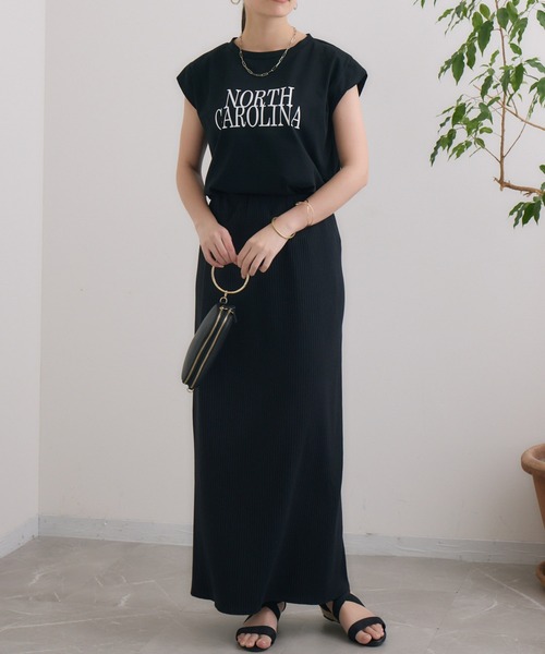 Dignite collier（ディニテコリエ）の「Dignite collier リブスカート（スカート・レディース・ブラック/カーキ・FREE）」の11枚目の写真