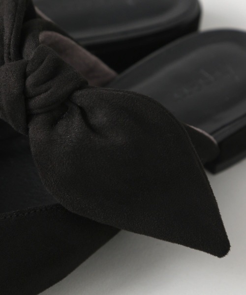 A part by（アパートバイ）の「リボンミュール（パンプス・レディース・ブラック/ブラウン・LARGE/MEDIUM）」の10枚目の写真