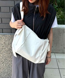 ISOOK | 【ISOOK / アイスー】ビッグサイズクロワッサンバッグ / ショルダーバッグ アウトポケット トートバッグ ZOZOTOWN限定(ショルダーバッグ)
