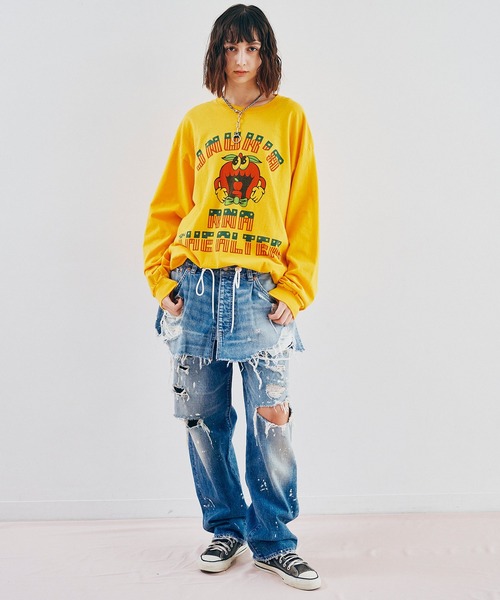 RNA(アールエヌエー)の「R4056 ベーシックストレートデニム(デニムパンツ・レディース・ブルー/ブルー系その他・MEDIUM/X-LARGE)」の7枚目の写真