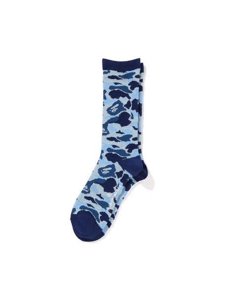 A BATHING APE（アベイシングエイプ）の「ABC CAMO JACQUARD SOCKS（ソックス/靴下・メンズ・ピンク/ブルー/グリーン・MEDIUM/LARGE）」の2枚目の写真