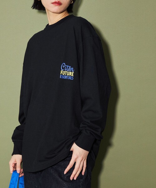 CITEN（シテン）の「＜LETTERBOY×CITEN＞  ロンT（Tシャツ/カットソー・レディース・ホワイト/ブラック・M/L）」の5枚目の写真