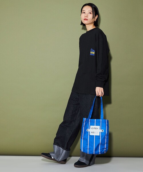 CITEN（シテン）の「＜LETTERBOY×CITEN＞  ロンT（Tシャツ/カットソー・レディース・ホワイト/ブラック・M/L）」の15枚目の写真