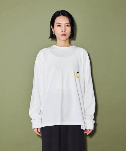 CITEN（シテン）の「＜LETTERBOY×CITEN＞  ロンT（Tシャツ/カットソー・レディース・ホワイト/ブラック・M/L）」の20枚目の写真