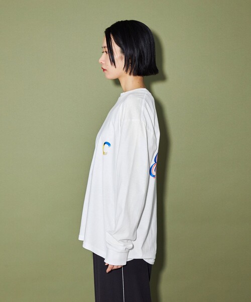 CITEN（シテン）の「＜LETTERBOY×CITEN＞  ロンT（Tシャツ/カットソー・レディース・ホワイト/ブラック・M/L）」の21枚目の写真