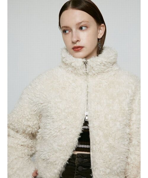 EMODA（エモダ）の「シングルミニボアブルゾン（ブルゾン）」 - WEAR