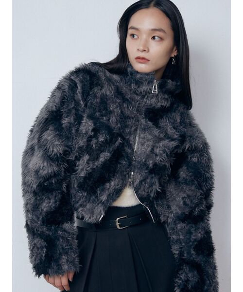 シングルミニボアブルゾン（ブルゾン）｜EMODA（エモダ）の