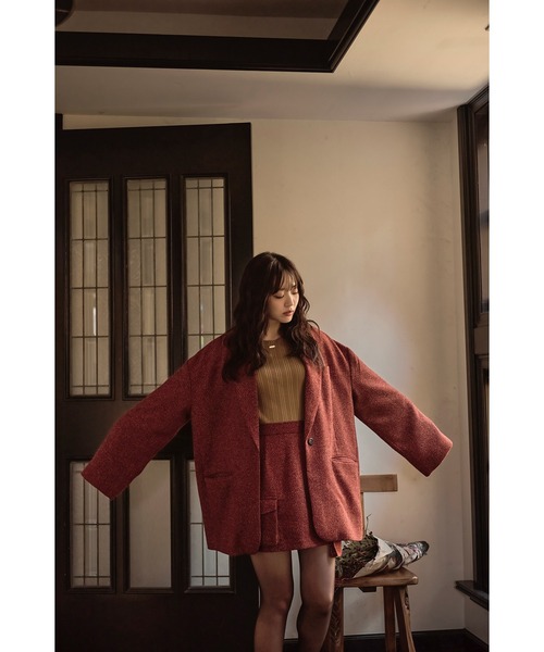 tweed mini skirt / ツイードミニスカート（スカート）｜mideal
