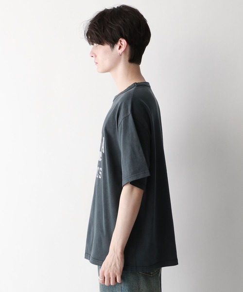 RAGEBLUE（レイジブルー）の「カレッジロゴ/ペイントTシャツ（Tシャツ/カットソー・メンズ・ネイビー/その他19・MEDIUM/LARGE）」の12枚目の写真