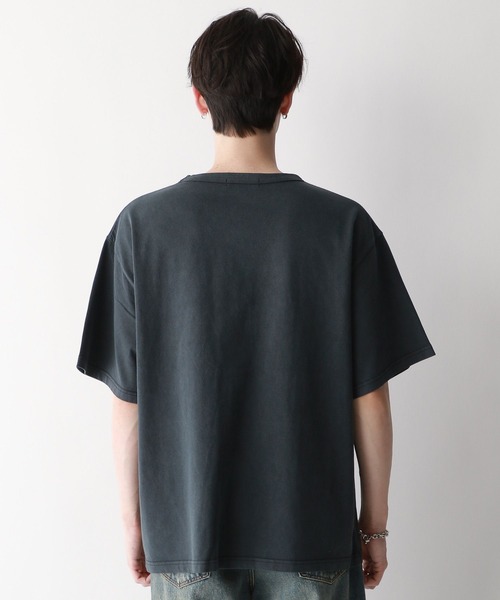 RAGEBLUE（レイジブルー）の「カレッジロゴ/ペイントTシャツ（Tシャツ/カットソー・メンズ・ネイビー/その他19・MEDIUM/LARGE）」の13枚目の写真