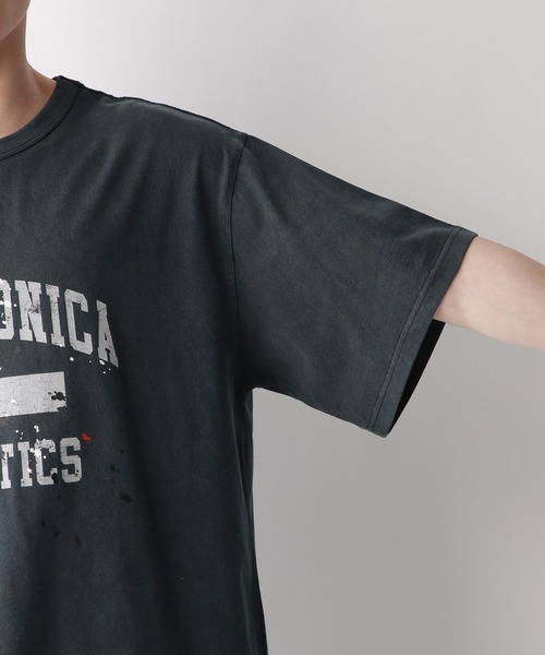 RAGEBLUE（レイジブルー）の「カレッジロゴ/ペイントTシャツ（Tシャツ/カットソー・メンズ・ネイビー/その他19・MEDIUM/LARGE）」の16枚目の写真