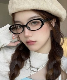 Burner | 【OKUOKU　0909】レトロシック ブルーライトカットメガネ　 oku-sung-766006905460-2(メガネ)