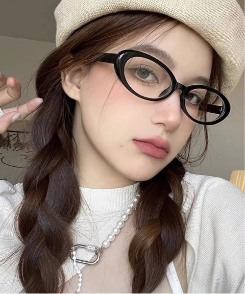 Burner(バーナー)の「【OKUOKU 0909】レトロシック ブルーライトカットメガネ oku-sung-766006905460-2(メガネ・メンズ・ブラック・FREE)」の4枚目の写真