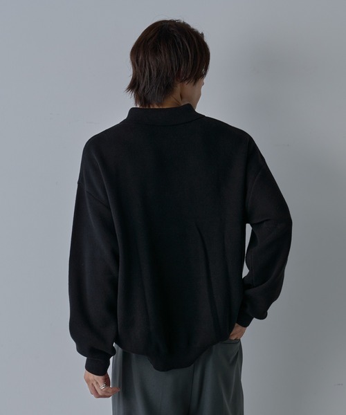 COLONY 2139（コロニートゥーワンスリーナイン）の「スウェットライクニットポロ（ニット/セーター・メンズ・グレー/ブルー/ブラック・MEDIUM/LARGE）」の6枚目の写真