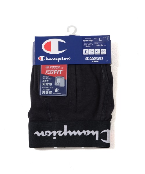 Champion（チャンピオン）の「【Champion】CM6EY203 / チャンピオン ストレッチジャージ ボクサーブリーフ / リブ ロゴ入り（ボクサーパンツ・メンズ・ブラック系その他/ブラック・M/L/LL）」の5枚目の写真