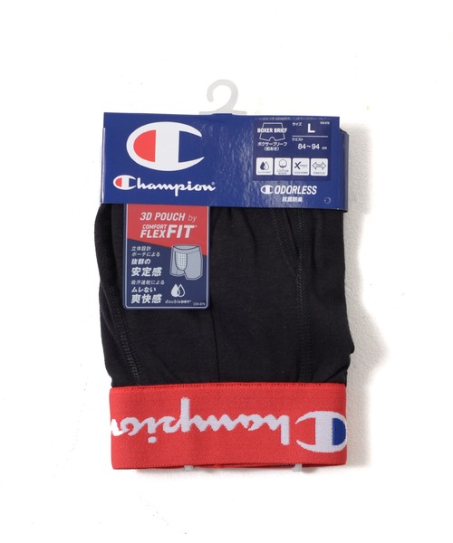 Champion（チャンピオン）の「【Champion】CM6EY203 / チャンピオン ストレッチジャージ ボクサーブリーフ / リブ ロゴ入り（ボクサーパンツ・メンズ・ブラック系その他/ブラック・M/L/LL）」の6枚目の写真