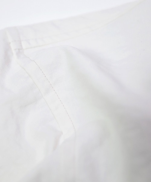 D.M.G.（ドミンゴ）の「[D.M.G. / ディーエムジー] 45Sブロード エアフロートロンシャツ（シャツ/ブラウス・レディース・ライトピンク/ライトグリーン/グレイッシュベージュ/ホワイト・3/2）」の10枚目の写真