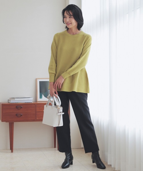 ペプラムニット（ニット/セーター）｜GLACIER lusso（グラシアルッソ