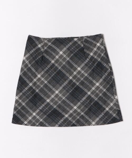 urge：（アージコロン ）の「【URGE：】チェック ミニスカート（スカート・レディース・ベージュ/ブラック・SMALL/MEDIUM/LARGE）」の11枚目の写真