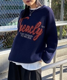 PAGEBOY | ループロゴジャガードニット(ニット/セーター)