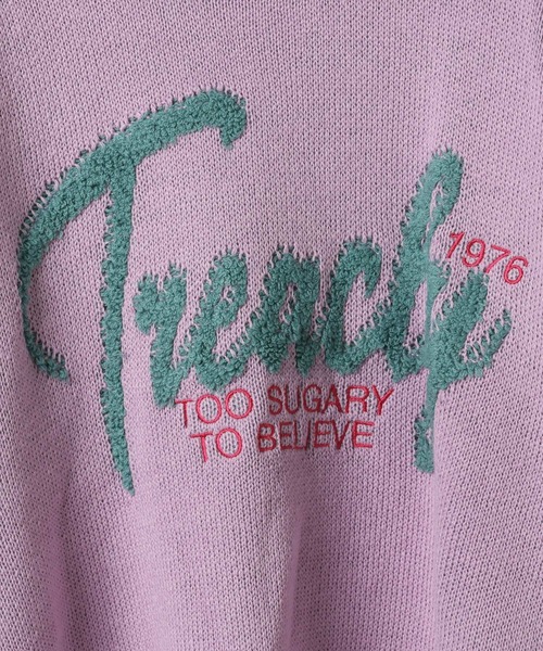 PAGEBOY（ページボーイ）の「ループロゴジャガードニット（ニット/セーター・レディース・ラベンダー/オレンジ/ブラック/オフホワイト/ライトブルー/ネイビー・FREE）」の18枚目の写真