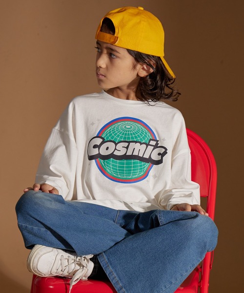 PAIRMANON STREET（ペアマノンストリート）の「【PAIRMANON STREET】アソート ストリート プリント ビッグシルエット 長袖 Tシャツ（Tシャツ/カットソー・キッズ・オレンジ系その他/ホワイト系その他4/その他/ホワイト系その他2/ブラック系その他3/ブラック系その他/ブラック系その他5/ブルー系その他/その他2/グリーン系その他/ベージュ系その他/ブラック系その他4/ベージュ系その他2/ホワイト系その他3/パープル系その他/パープル系その他2/ホワイト系その他/ブラック系その他2/ブルー系その他3/ブルー系その他2・160/100/90/110/130/140/150/120）」の2枚目の写真