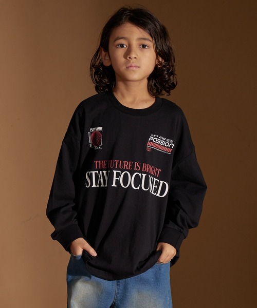 PAIRMANON STREET（ペアマノンストリート）の「【PAIRMANON STREET】アソート ストリート プリント ビッグシルエット 長袖 Tシャツ（Tシャツ/カットソー・キッズ・オレンジ系その他/ホワイト系その他4/その他/ホワイト系その他2/ブラック系その他3/ブラック系その他/ブラック系その他5/ブルー系その他/その他2/グリーン系その他/ベージュ系その他/ブラック系その他4/ベージュ系その他2/ホワイト系その他3/パープル系その他/パープル系その他2/ホワイト系その他/ブラック系その他2/ブルー系その他3/ブルー系その他2・160/100/90/110/130/140/150/120）」の7枚目の写真