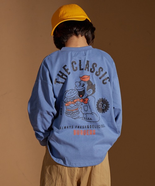 PAIRMANON STREET（ペアマノンストリート）の「【PAIRMANON STREET】アソート ストリート プリント ビッグシルエット 長袖 Tシャツ（Tシャツ/カットソー・キッズ・オレンジ系その他/ホワイト系その他4/その他/ホワイト系その他2/ブラック系その他3/ブラック系その他/ブラック系その他5/ブルー系その他/その他2/グリーン系その他/ベージュ系その他/ブラック系その他4/ベージュ系その他2/ホワイト系その他3/パープル系その他/パープル系その他2/ホワイト系その他/ブラック系その他2/ブルー系その他3/ブルー系その他2・160/100/90/110/130/140/150/120）」の16枚目の写真