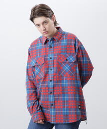 MANASTASH | MANASTASH/マナスタッシュ  ZIP FLANNEL SHIRTS/ジップフランネルシャツ(シャツ/ブラウス)