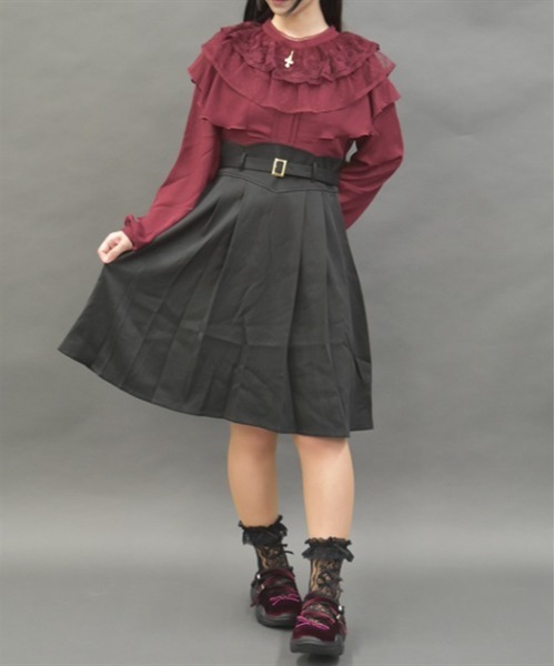 【セール】【サブカル】ケープデザインシスターワンピース（ワンピース）｜axes femme POETIQUE（アクシーズファムポエティック）