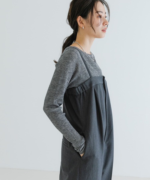 URBAN RESEARCH（アーバンリサーチ）の「ドライウールボートネックニット（ニット/セーター・レディース・ピンク/ブラウン/グレー・FREE）」の20枚目の写真