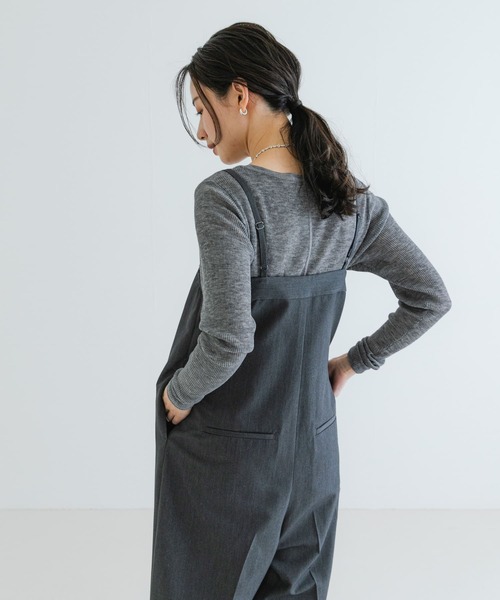 URBAN RESEARCH（アーバンリサーチ）の「ドライウールボートネックニット（ニット/セーター・レディース・ピンク/ブラウン/グレー・FREE）」の21枚目の写真