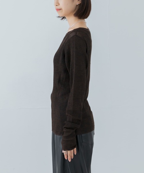 URBAN RESEARCH ドライウールボートネックニット URBAN RESEARCH ドライウールボートネックニット