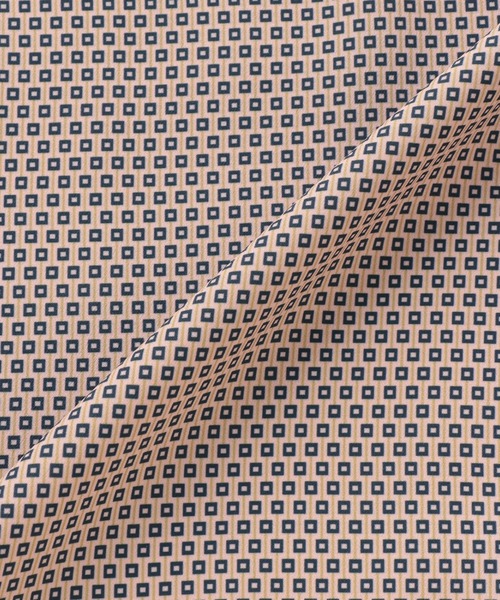 TOKYO SHIRTS（トウキョウシャツ）の「前タックプリント レディース長袖ブラウス（Tシャツ/カットソー・レディース・ベージュ/ブラウン・M/L）」の10枚目の写真