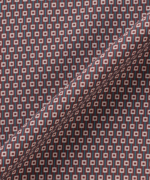 TOKYO SHIRTS（トウキョウシャツ）の「前タックプリント レディース長袖ブラウス（Tシャツ/カットソー・レディース・ベージュ/ブラウン・M/L）」の6枚目の写真