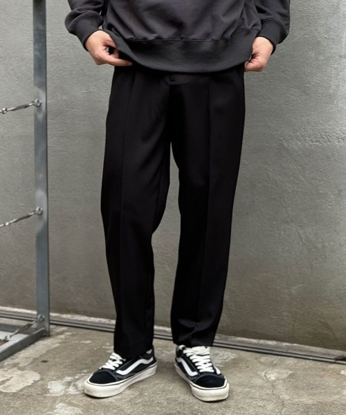 CIAOPANIC（チャオパニック）の「【ZOZO限定】サイドアジャスターワンタックスラックス（スラックス・メンズ・モカ/チャコールグレー/ブラック・XS/S/M/L/XL）」の8枚目の写真