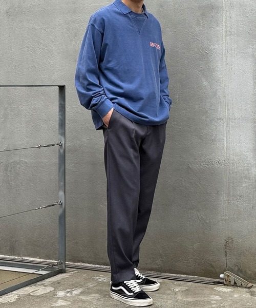 ZOZO限定】サイドアジャスターワンタックスラックス（スラックス