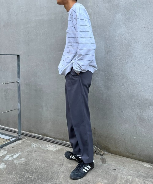 ZOZO限定】サイドアジャスターワンタックスラックス（スラックス