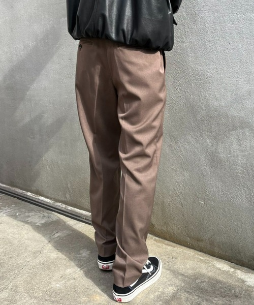 ZOZO限定】サイドアジャスターワンタックスラックス（スラックス