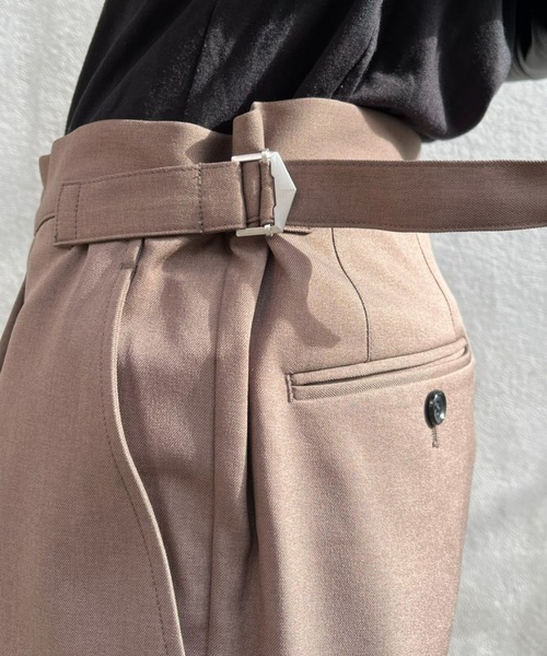 CIAOPANIC（チャオパニック）の「【ZOZO限定】サイドアジャスターワンタックスラックス（スラックス・メンズ・モカ/チャコールグレー/ブラック・XS/S/M/L/XL）」の5枚目の写真