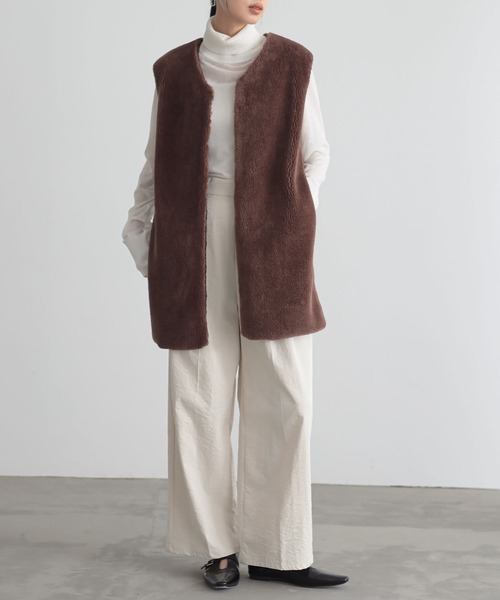 ボアベスト【サスティナブル】（ベスト）｜for/c（フォーシー）の