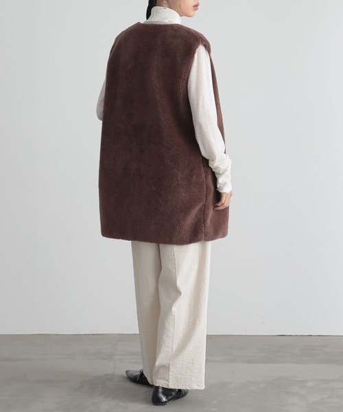 ボアベスト【サスティナブル】（ベスト）｜for/c（フォーシー）の