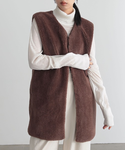 ボアベスト【サスティナブル】（ベスト）｜for/c（フォーシー）の