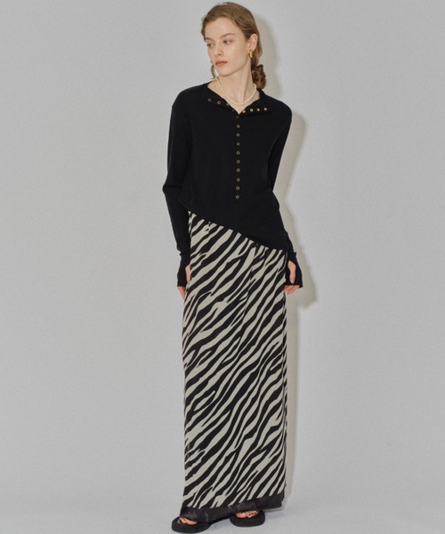 Animal pattern skirt / アニマルパターンスカート（スカート