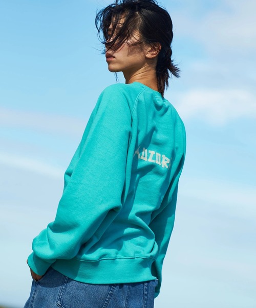 【セール】AOZORA/アオゾラ 裏毛トレーナー（セロテープ）（スウェット）｜AOZORA（アオゾラ）