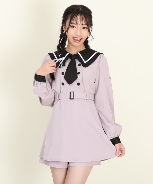 PINKHUNT ピンクハント セーラー衿ネクタイ付き セットアップ 0063K（アンサンブル）｜PINKHUNT（ピンクハント）